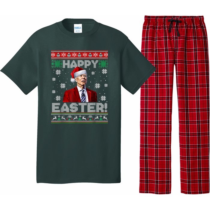 Funny Joe Biden Happy Easter Ugly Christmas Pajama Set