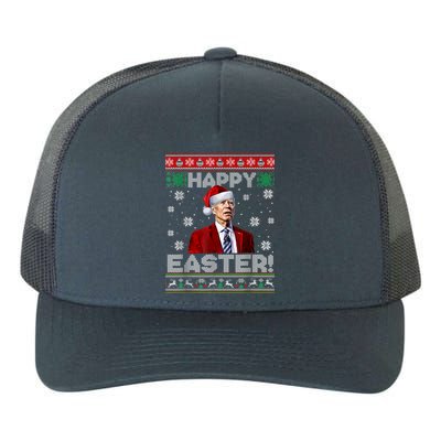 Funny Joe Biden Happy Easter Ugly Christmas Yupoong Adult 5-Panel Trucker Hat