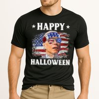 Funny Joe Biden Happy Halloween Confused 4th Of July Cooling Performance Crew T-Shirt
