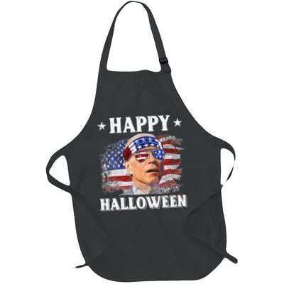 Funny Joe Biden Happy Halloween Confused 4th Of July Apron