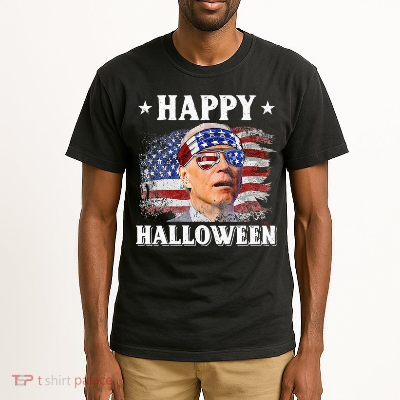 Funny Joe Biden Happy Halloween Confused 4th Of July Tall T-Shirt