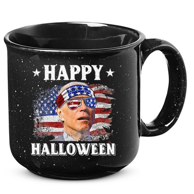 Funny Joe Biden Happy Halloween Confused 4th Of July 15oz Campfire Ceramic Mug