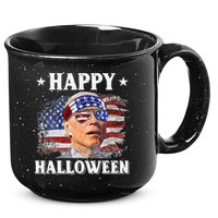 Funny Joe Biden Happy Halloween Confused 4th Of July 15oz Campfire Ceramic Mug