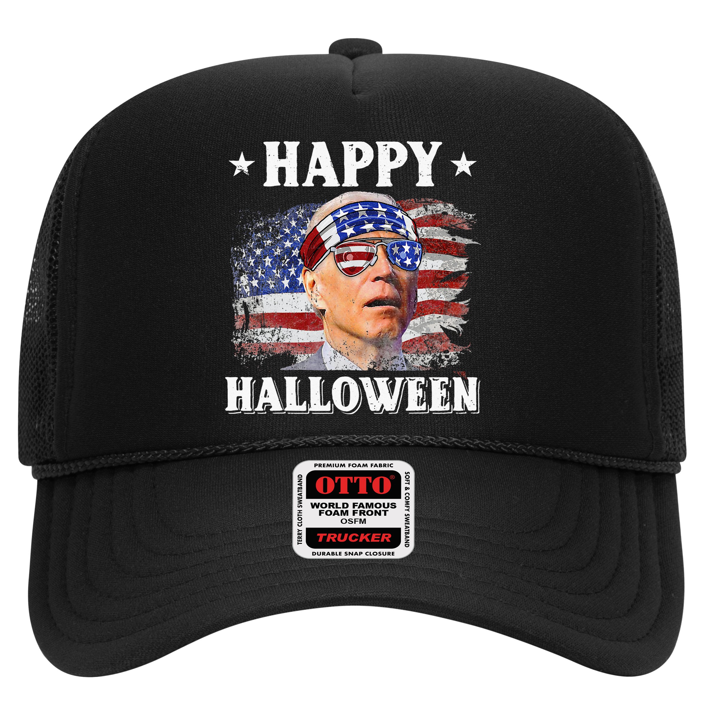 Funny Joe Biden Happy Halloween Confused 4th Of July Hat