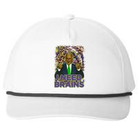 Funny Joe Biden Zombie I Need Brains Anti Liberals Halloween Snapback Five-Panel Rope Hat