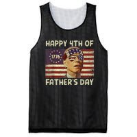 Funny Joe Biden Happy 4th Of Fathers Day Shirts 4th Of July Mesh Reversible Basketball Jersey Tank