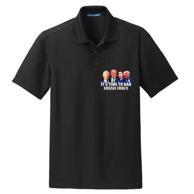 Funny Joe Biden Its Time To Ban Fossil Fools Anti Liberals Dry Zone Grid Polo