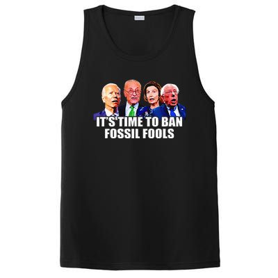 Funny Joe Biden Its Time To Ban Fossil Fools Anti Liberals PosiCharge Competitor Tank