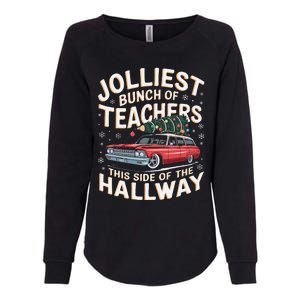 Funny Jolliest Bunch Of Teachers This Side Of The Hallway Womens California Wash Sweatshirt