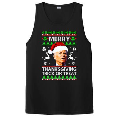 Funny Joe Biden Merry Thanksgiving Trick Or Treat PosiCharge Competitor Tank