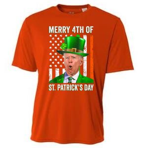 Funny Joe Biden Happy Halloween Confused St Patricks Day Cooling Performance Crew T-Shirt