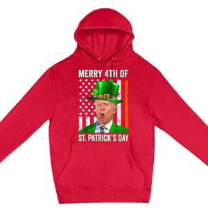 Funny Joe Biden Happy Halloween Confused St Patricks Day Premium Pullover Hoodie