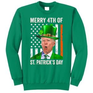 Funny Joe Biden Happy Halloween Confused St Patricks Day Sweatshirt