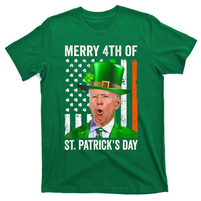 Funny Joe Biden Happy Halloween Confused St Patricks Day T-Shirt