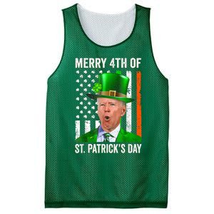 Funny Joe Biden Happy Halloween Confused St Patricks Day Mesh Reversible Basketball Jersey Tank