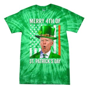 Funny Joe Biden Happy Halloween Confused St Patricks Day Tie-Dye T-Shirt