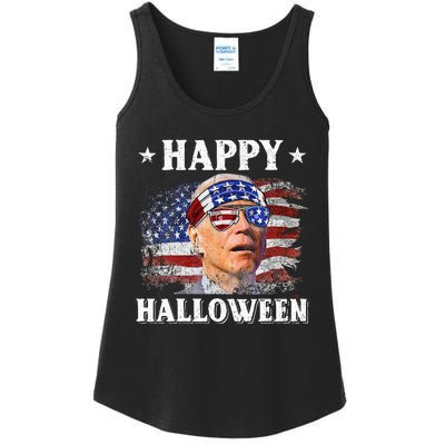 Funny Joe Biden Happy Halloween Confused 4th Of July Ladies Essential Tank