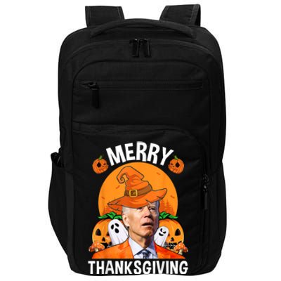 Funny Joe Biden Happy Halloween Cute Gift Merry Thanksgiving Funny Gift Impact Tech Backpack