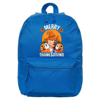 Funny Joe Biden Happy Halloween Cute Gift Merry Thanksgiving Funny Gift 16 in Basic Backpack