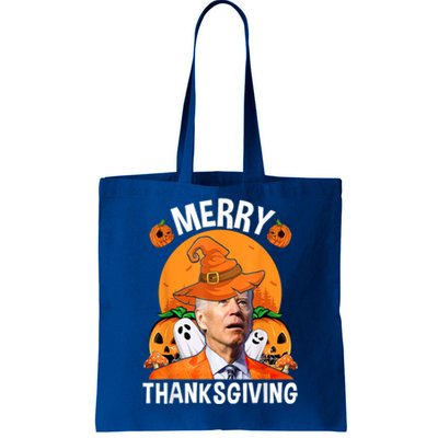 Funny Joe Biden Happy Halloween Cute Gift Merry Thanksgiving Funny Gift Tote Bag