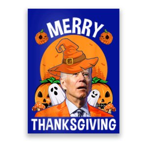 Funny Joe Biden Happy Halloween Cute Gift Merry Thanksgiving Funny Gift Poster