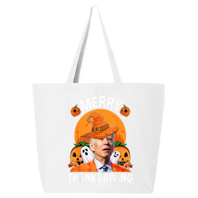 Funny Joe Biden Happy Halloween Cute Gift Merry Thanksgiving Funny Gift 25L Jumbo Tote