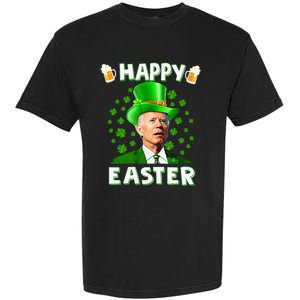 Funny Joe Biden Easter Confused St Patricks Day Garment-Dyed Heavyweight T-Shirt