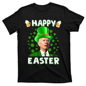 Funny Joe Biden Easter Confused St Patricks Day T-Shirt