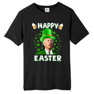 Funny Joe Biden Easter Confused St Patricks Day Tall Fusion ChromaSoft Performance T-Shirt