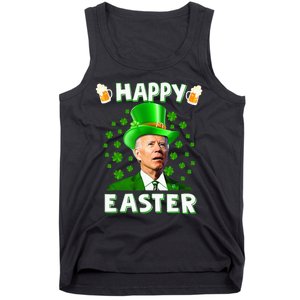 Funny Joe Biden Easter Confused St Patricks Day Tank Top