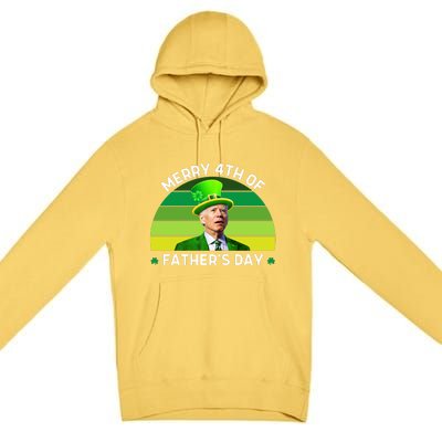 Funny Joe Biden St Patricks Day Merry 4th Of Fathers Day Premium Pullover Hoodie