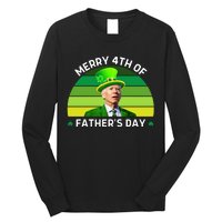 Funny Joe Biden St Patricks Day Merry 4th Of Fathers Day Long Sleeve Shirt