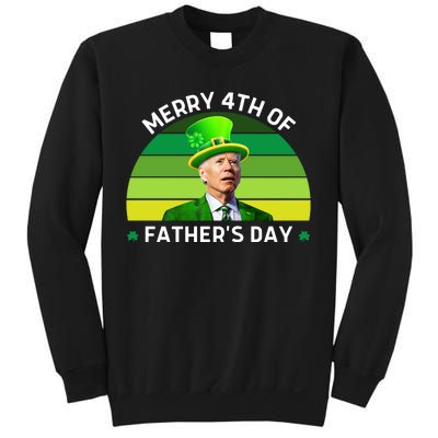 Funny Joe Biden St Patricks Day Merry 4th Of Fathers Day Sweatshirt