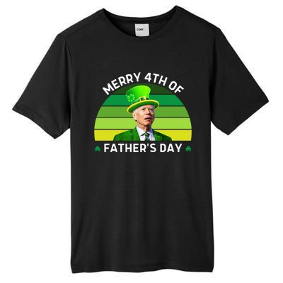 Funny Joe Biden St Patricks Day Merry 4th Of Fathers Day Tall Fusion ChromaSoft Performance T-Shirt