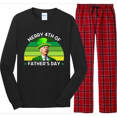 Funny Joe Biden St Patricks Day Merry 4th Of Fathers Day Long Sleeve Pajama Set