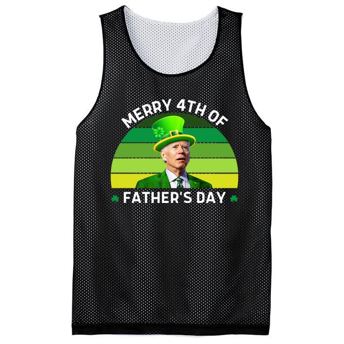 Funny Joe Biden St Patricks Day Merry 4th Of Fathers Day Mesh Reversible Basketball Jersey Tank