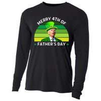 Funny Joe Biden St Patricks Day Merry 4th Of Fathers Day Cooling Performance Long Sleeve Crew