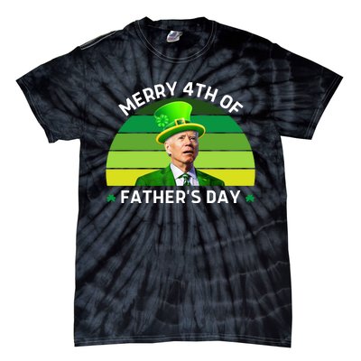 Funny Joe Biden St Patricks Day Merry 4th Of Fathers Day Tie-Dye T-Shirt