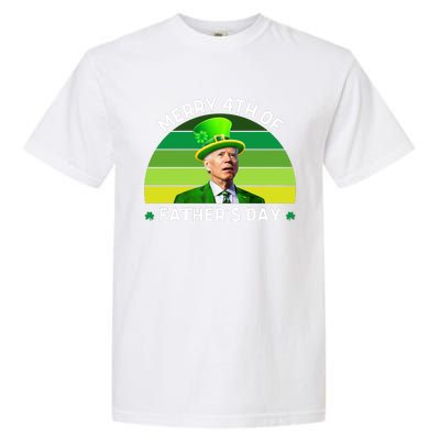 Funny Joe Biden St Patricks Day Merry 4th Of Fathers Day Garment-Dyed Heavyweight T-Shirt