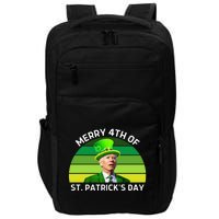 Funny Joe Biden St Patricks Day Merry 4th Of St Patrick's Day Impact Tech Backpack