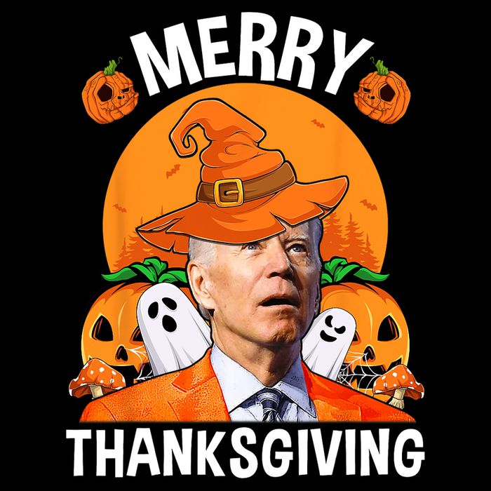 Funny Joe Biden Happy Halloween Merry Thanksgiving 16 in Basic Backpack