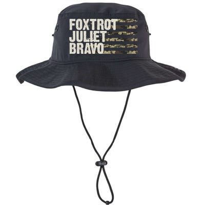 Foxtrot Juliet Bravo Camo Military Flag Bucket Hat