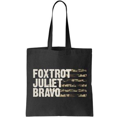 Foxtrot Juliet Bravo Camo Military Flag Bag