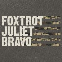 Foxtrot Juliet Bravo Camo Military Flag Cotton Canvas Backpack
