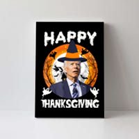 Funny Joe Biden Happy Thanksgiving Confused Happy Halloween Canvas