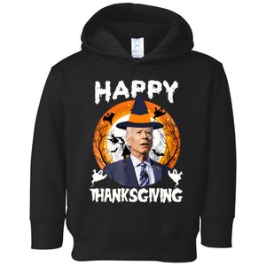 Funny Joe Biden Happy Thanksgiving Confused Happy Halloween Toddler Hoodie