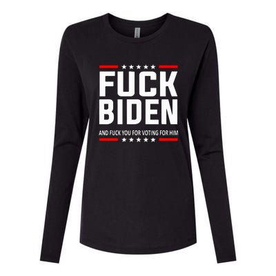 Fuck Joe Biden Womens Cotton Relaxed Long Sleeve T-Shirt