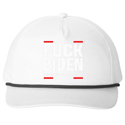 Fuck Joe Biden Snapback Five-Panel Rope Hat