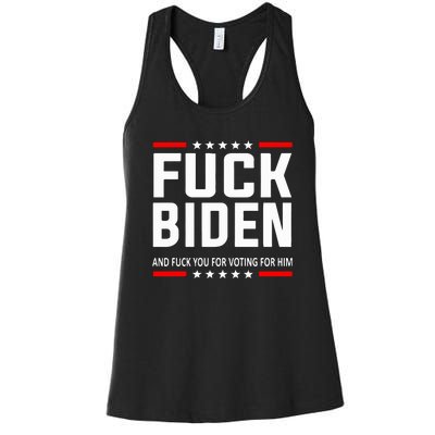 Fuck Joe Biden Women's Racerback Tank