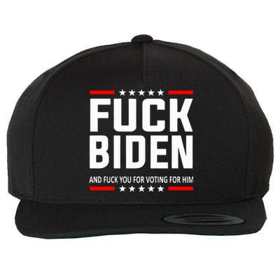 Fuck Joe Biden Wool Snapback Cap